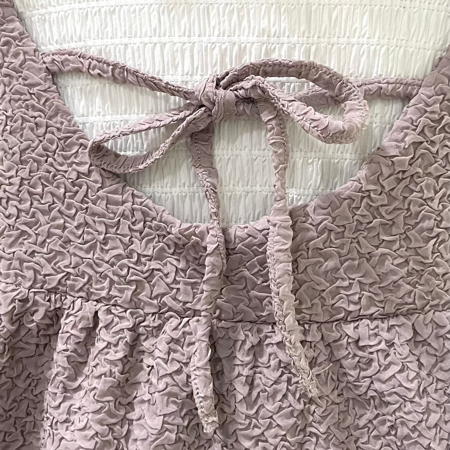 2ways立體暗紋ruffle outer