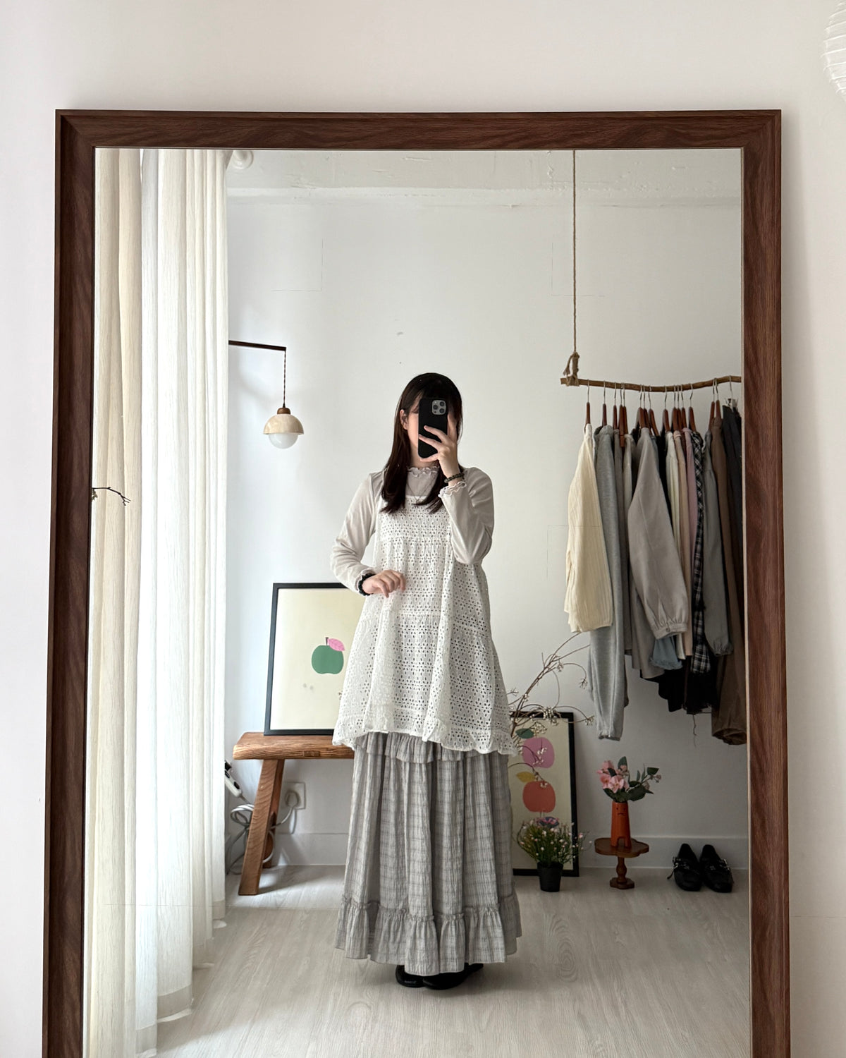 Charlie ruffle skirt