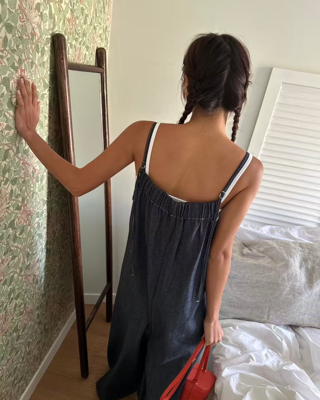 2way不對稱連身褲