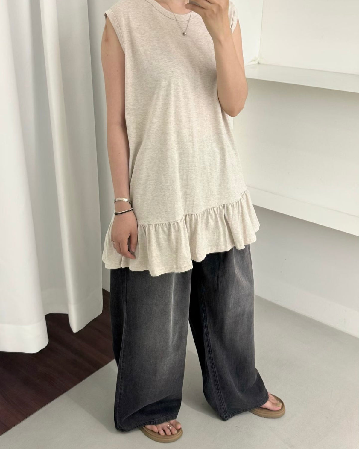 Daily ruffle tank