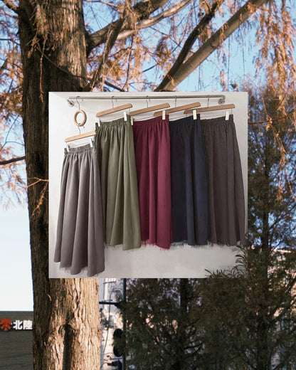 2way puzzle skirt(可正反兩穿）