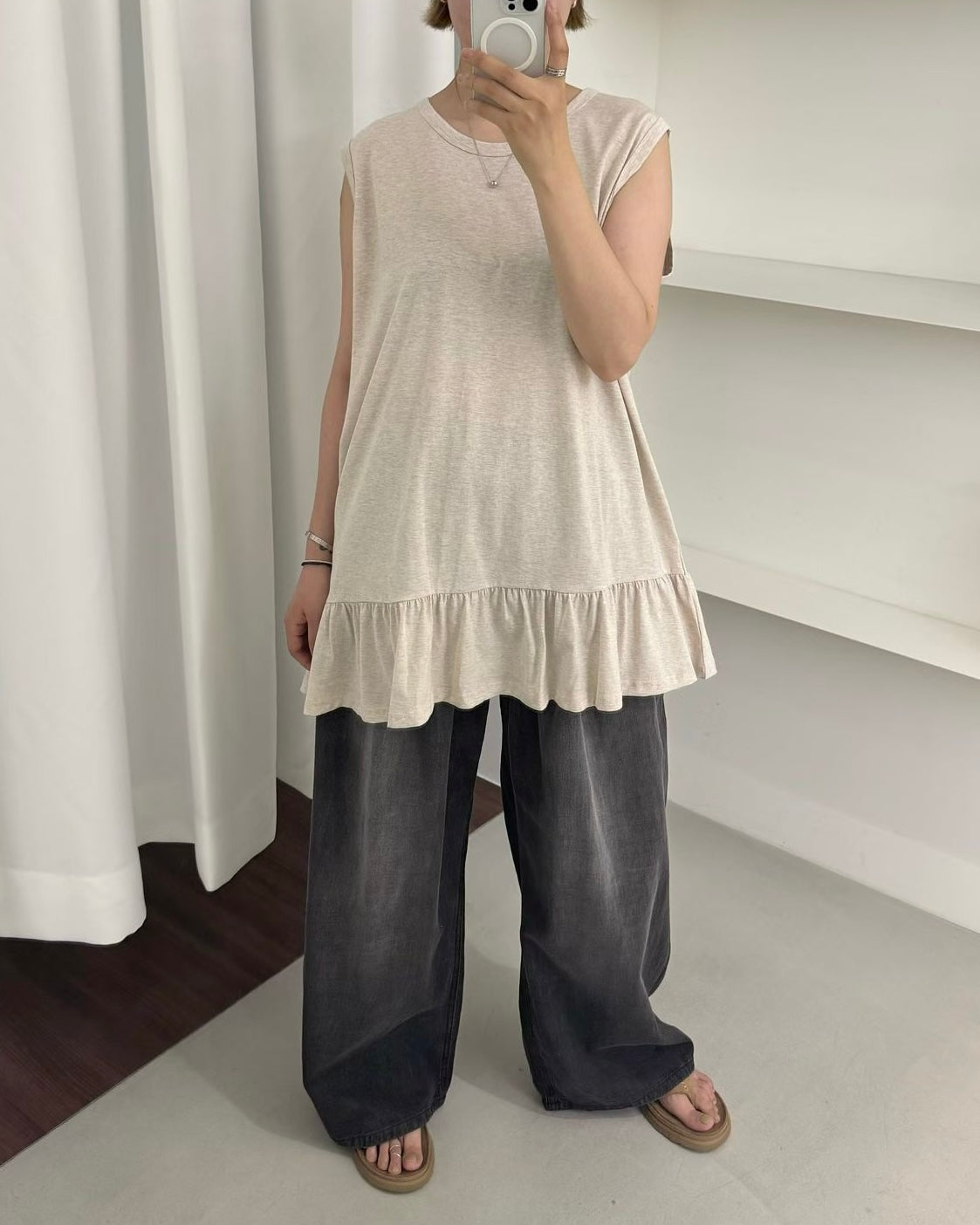 Daily ruffle tank