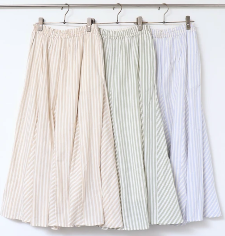 Candy stripe skirt