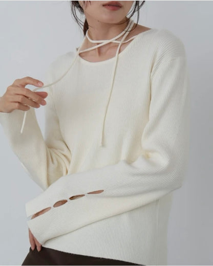 Molly Front Knit Tops