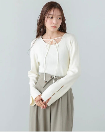 Molly Front Knit Tops