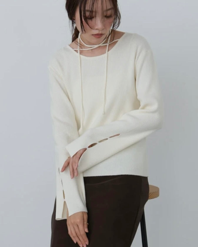 Molly Front Knit Tops