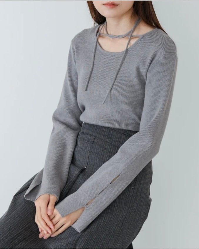 Molly Front Knit Tops