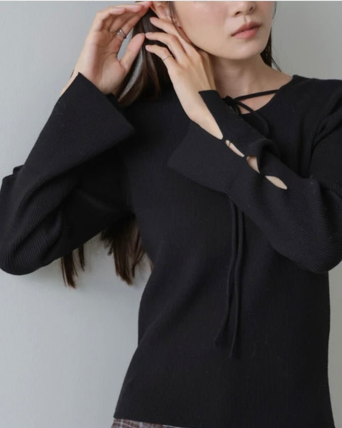 Molly Front Knit Tops