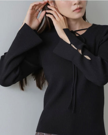 Molly Front Knit Tops