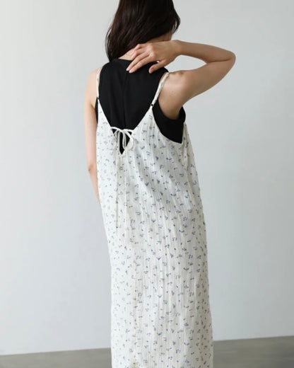 Casual Dress Flower Wrap