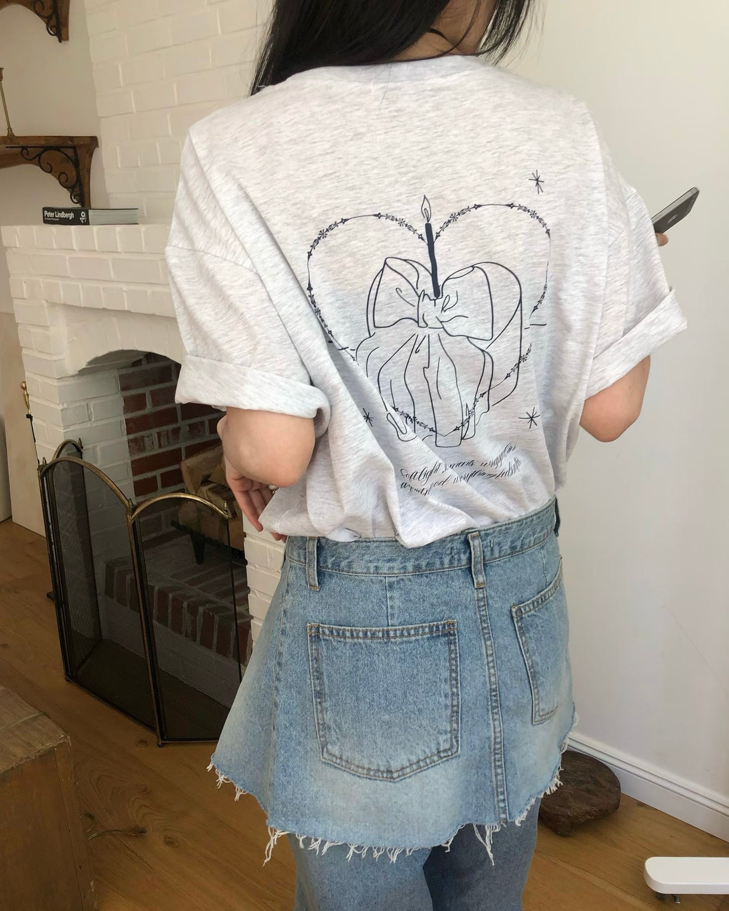Ribbon cake tee