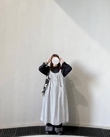 泡泡直間背帶裙𓇬◌۫