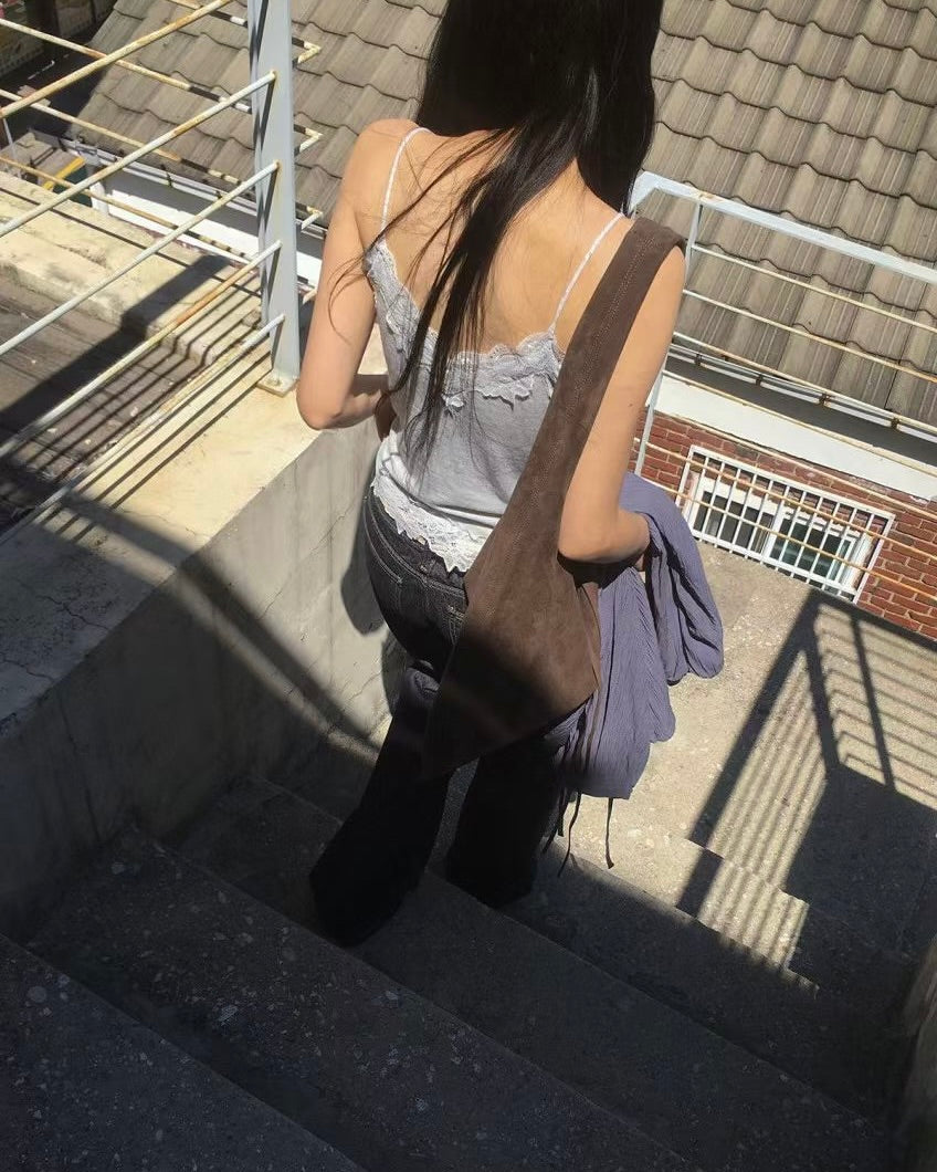 茸茸lace背心
