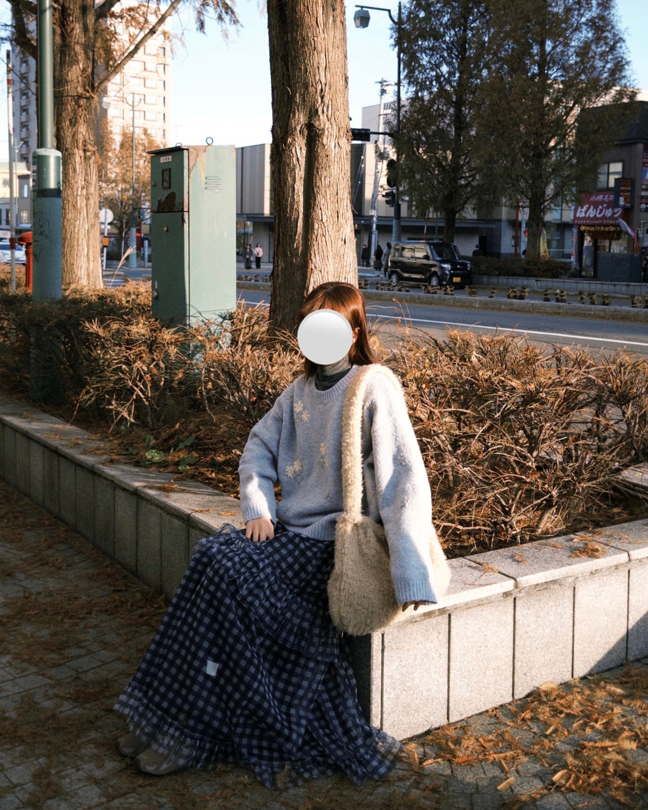 2way puzzle skirt(可正反兩穿）