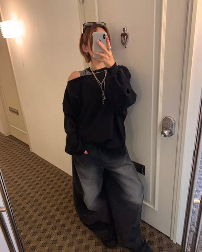 Maxine top(假兩件)