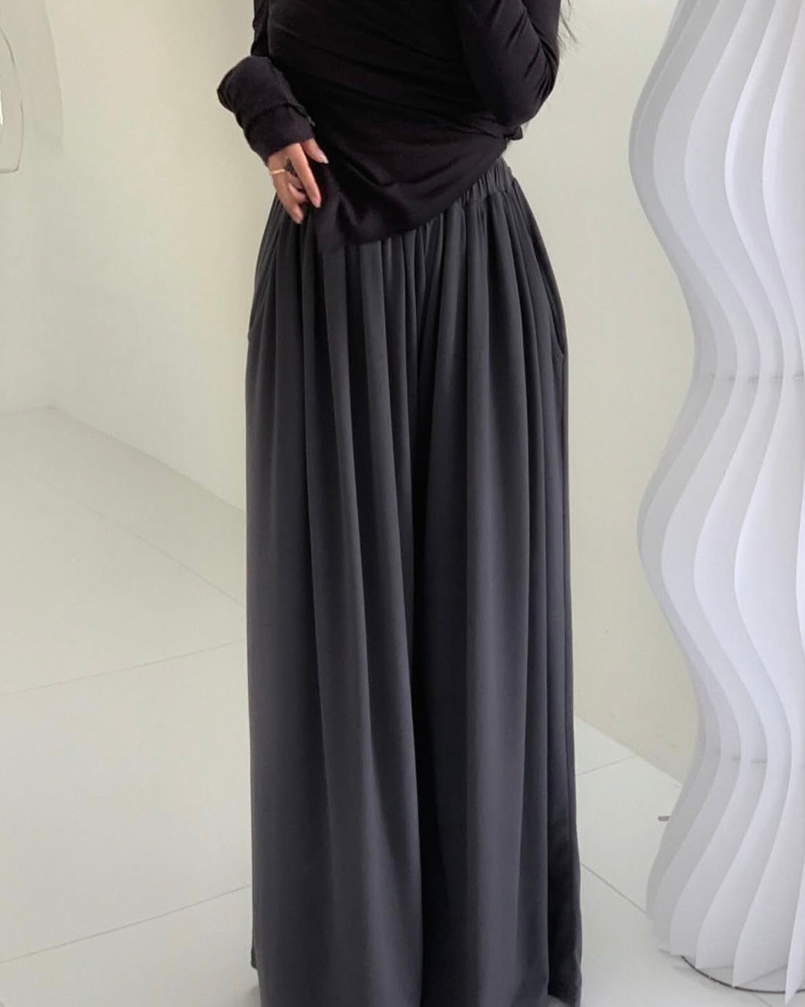 Slouchy trousers