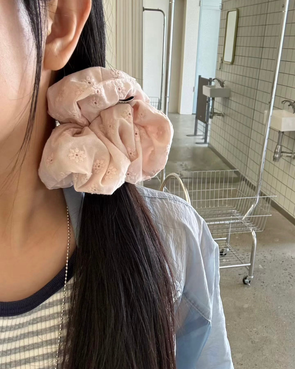 pinku通花髮圈