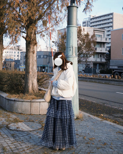 2way puzzle skirt(可正反兩穿）