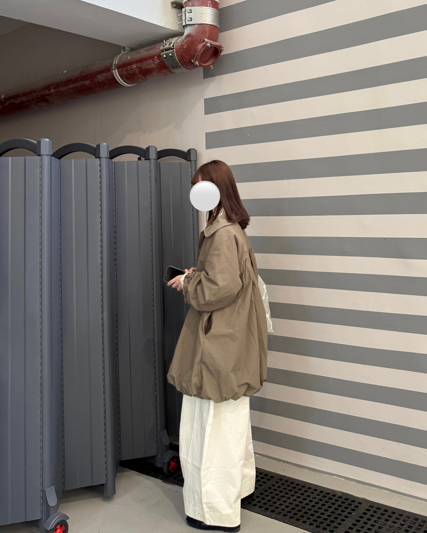 Ruffle balloon jacket