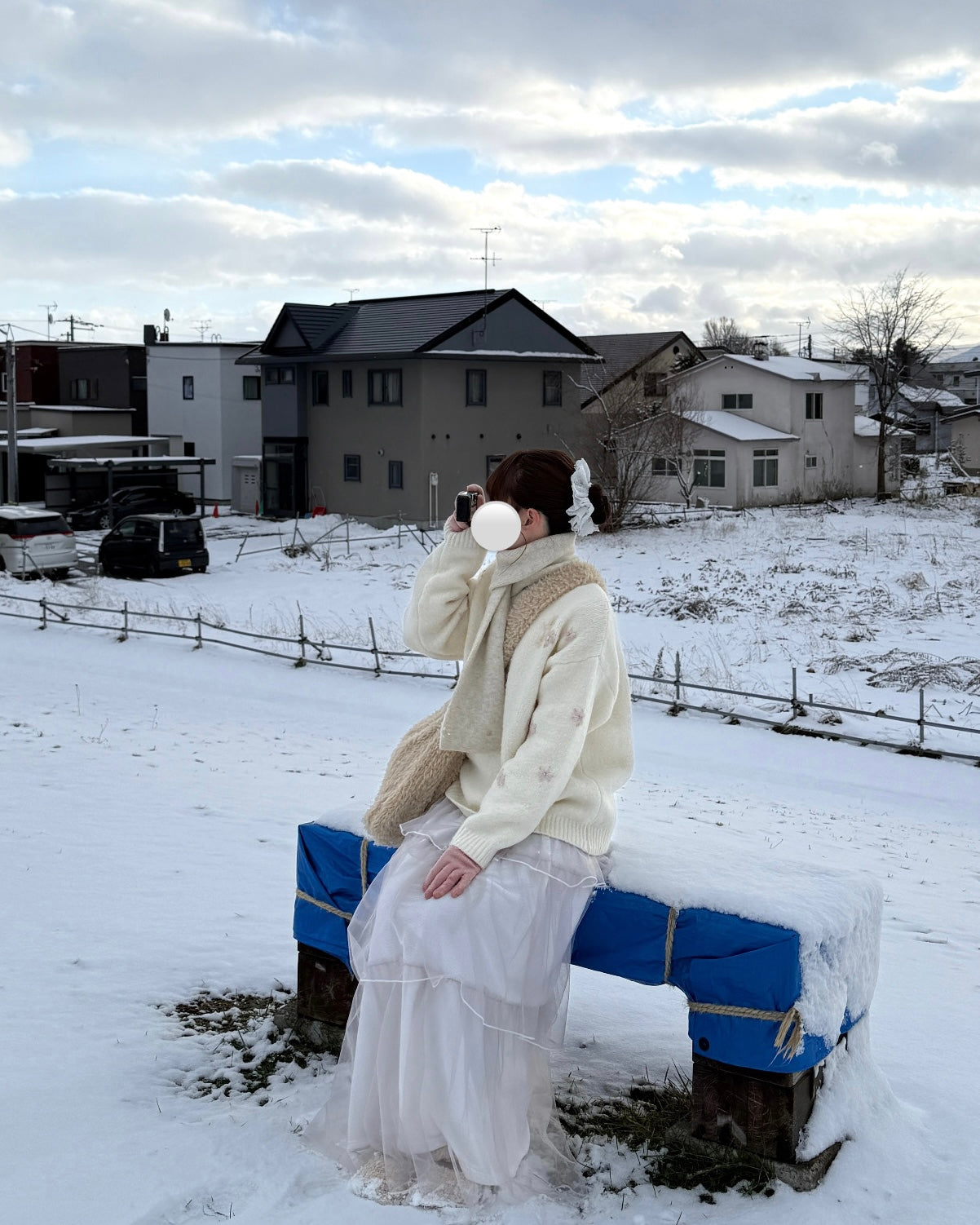 軟糯刺繡花花冷衫✿must pick!!!!!