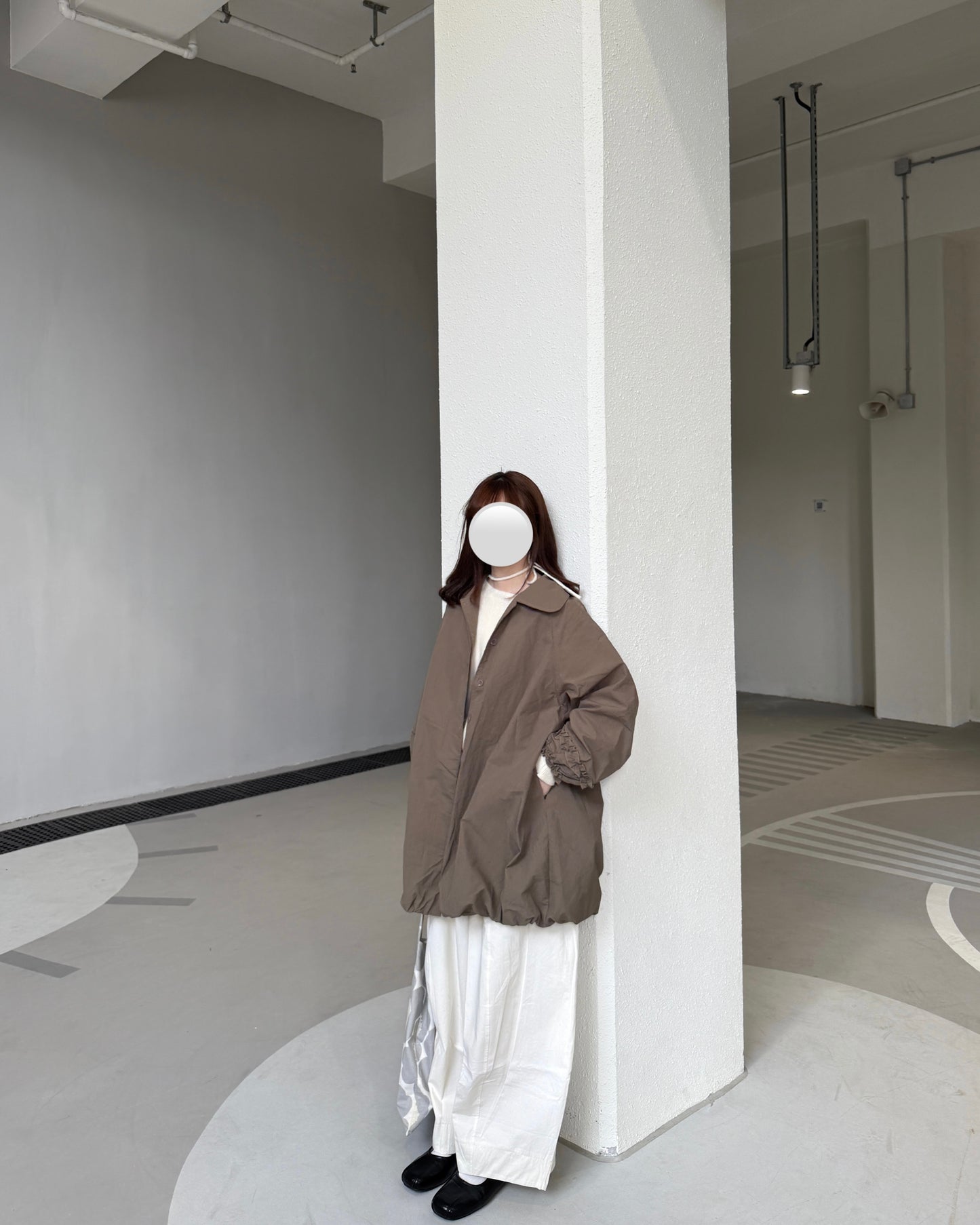 Ruffle balloon jacket