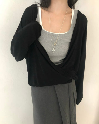 soufflé cardigan (multi-way)
