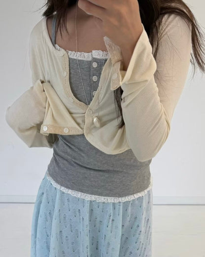 Jelly soft cardigan