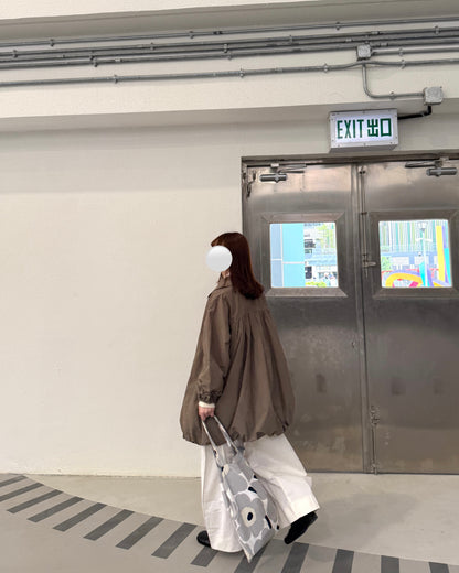 Ruffle balloon jacket