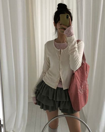 Jelly soft cardigan