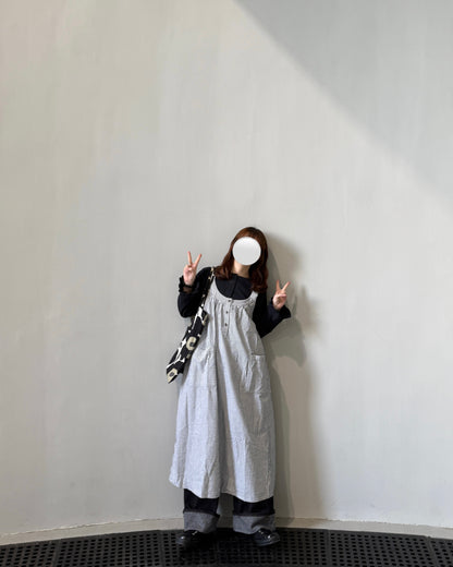 泡泡直間背帶裙𓇬◌۫