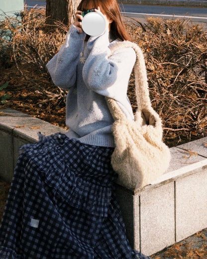 2way puzzle skirt(可正反兩穿）