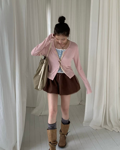 Jelly soft cardigan