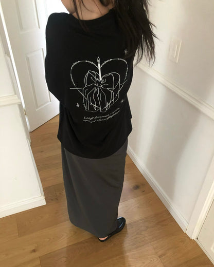 Ribbon cake tee