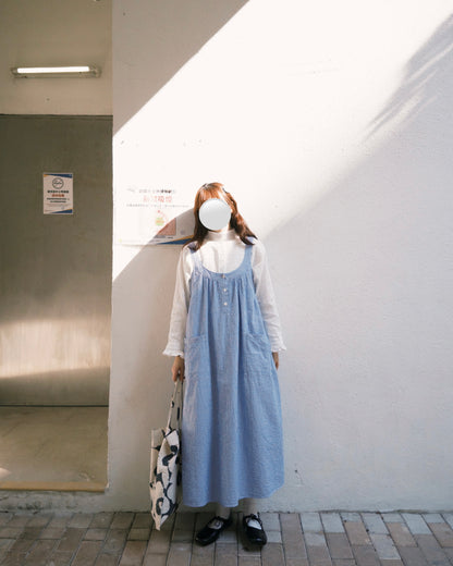 泡泡直間背帶裙𓇬◌۫