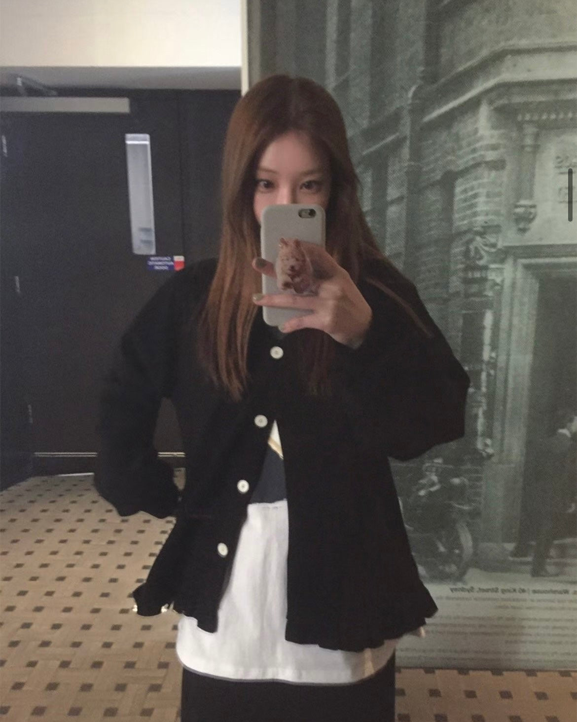 Tofu button cardigan