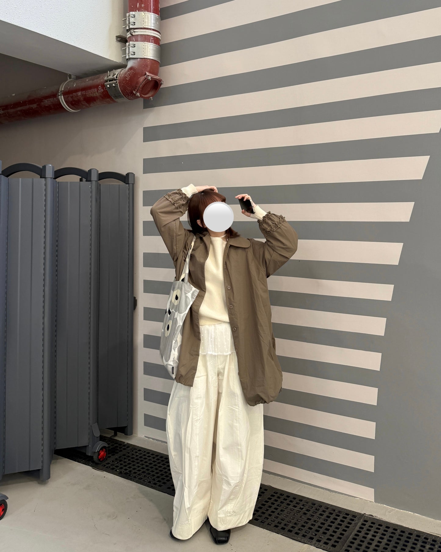 Ruffle balloon jacket