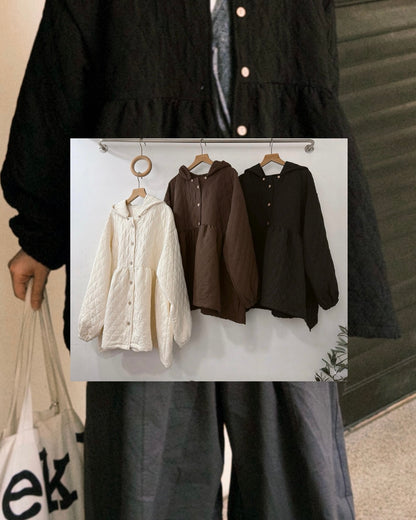 軟綿綿棉被外套(帽仔可拆)