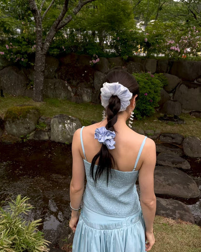 Bean sprout scrunchie🌱