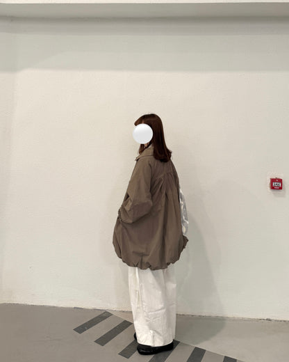 Ruffle balloon jacket