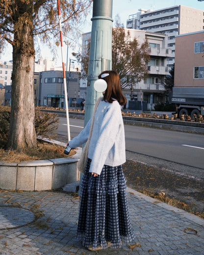 2way puzzle skirt(可正反兩穿）