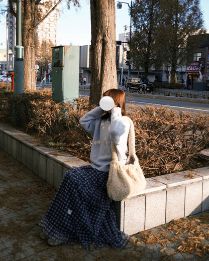 2way puzzle skirt(可正反兩穿）