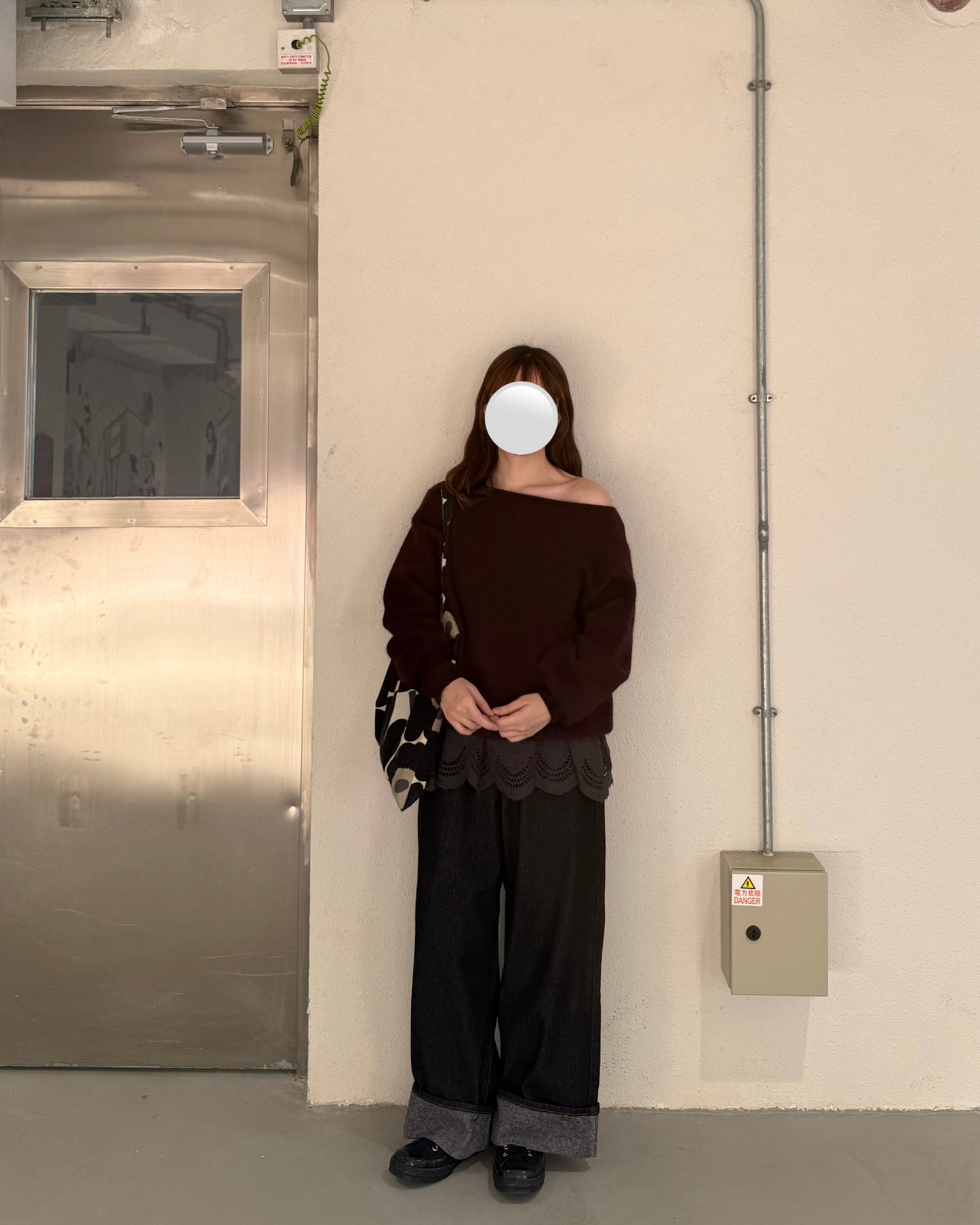 摺摺不褪色闊褲(長度可調節)