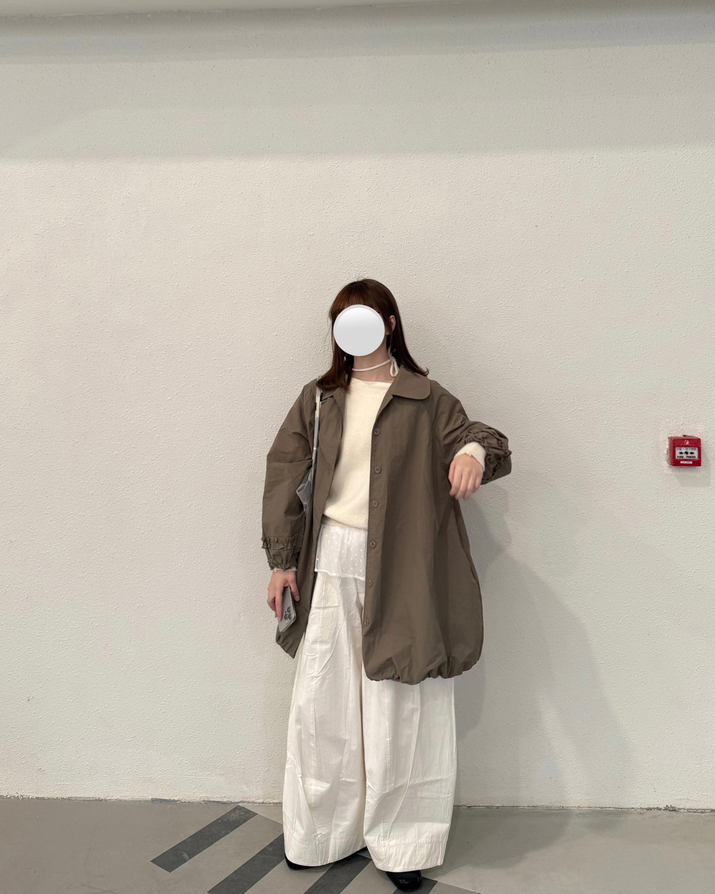 Ruffle balloon jacket