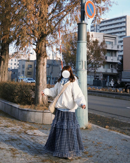 2way puzzle skirt(可正反兩穿）