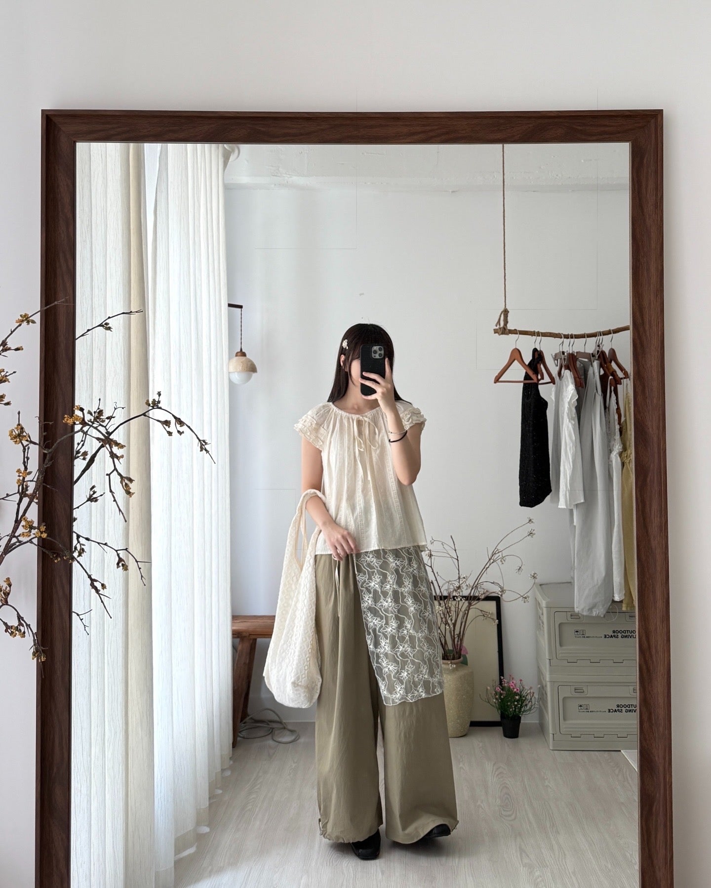 Drawstring cargo pants