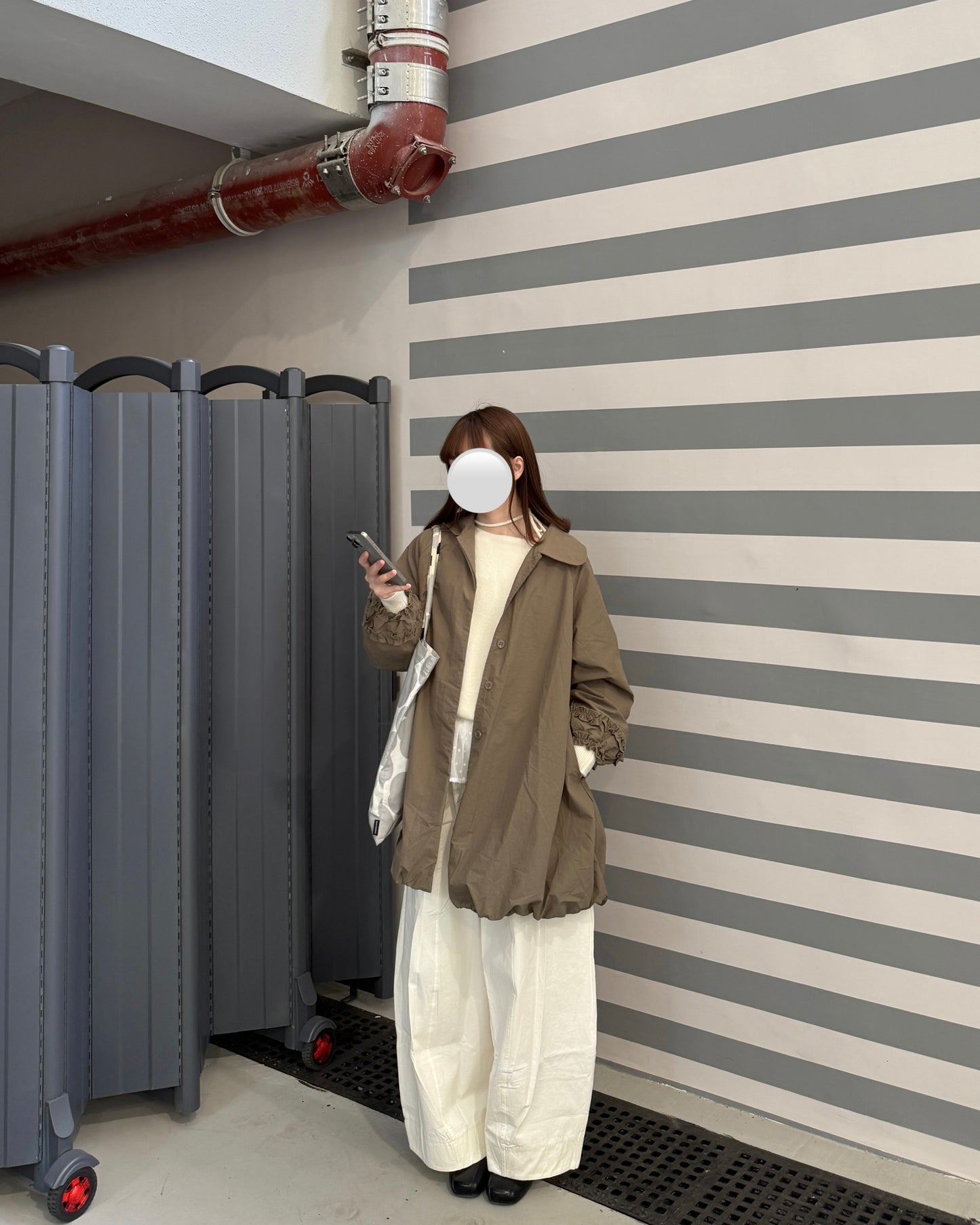 Ruffle balloon jacket