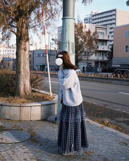 2way puzzle skirt(可正反兩穿）