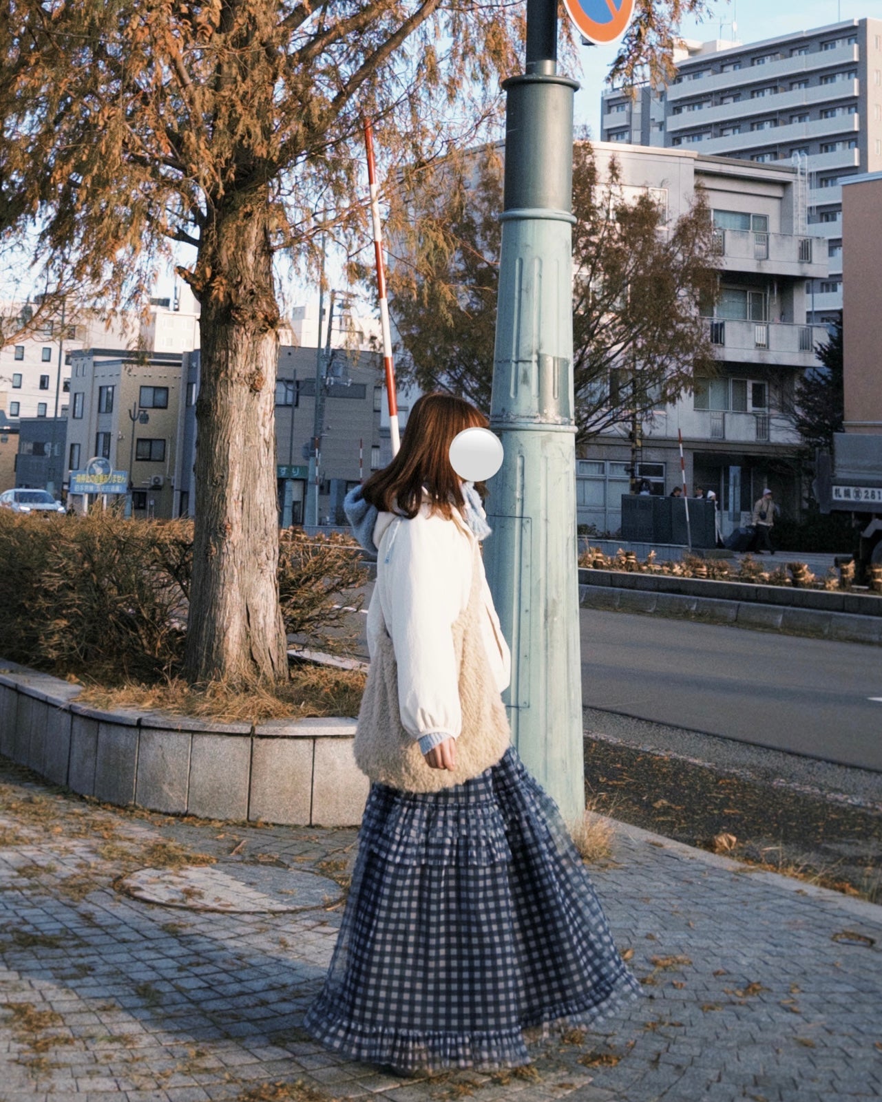 2way puzzle skirt(可正反兩穿）
