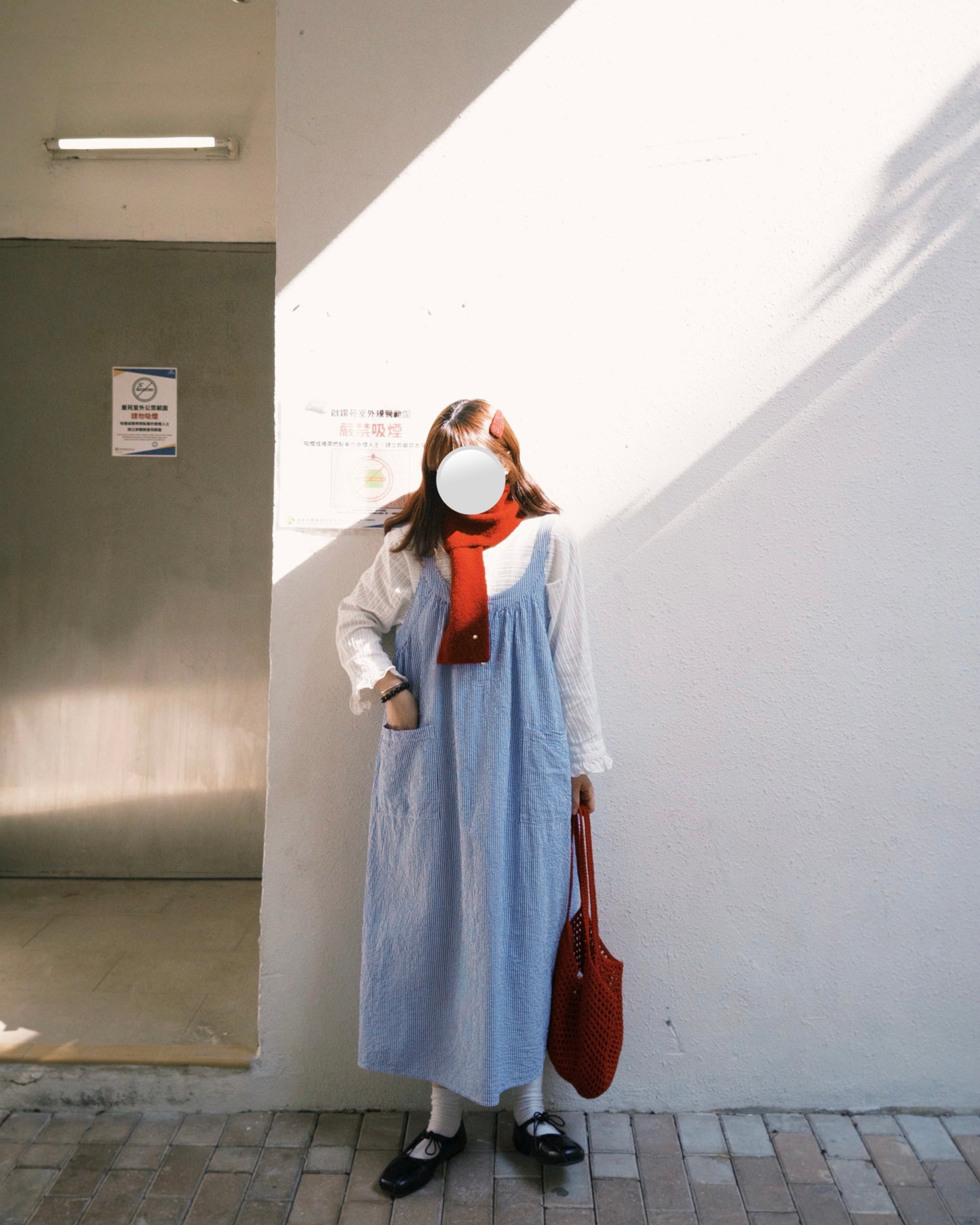 泡泡直間背帶裙𓇬◌۫