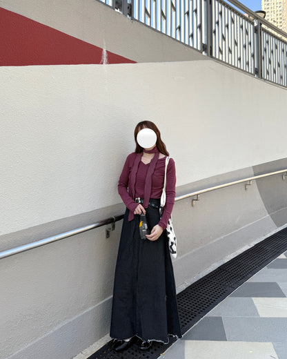 Amber top(with belt)